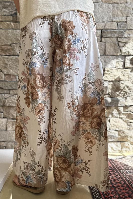 Country Garden Chintz Palazzo Honey Bronze
